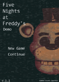 Fnaf menu