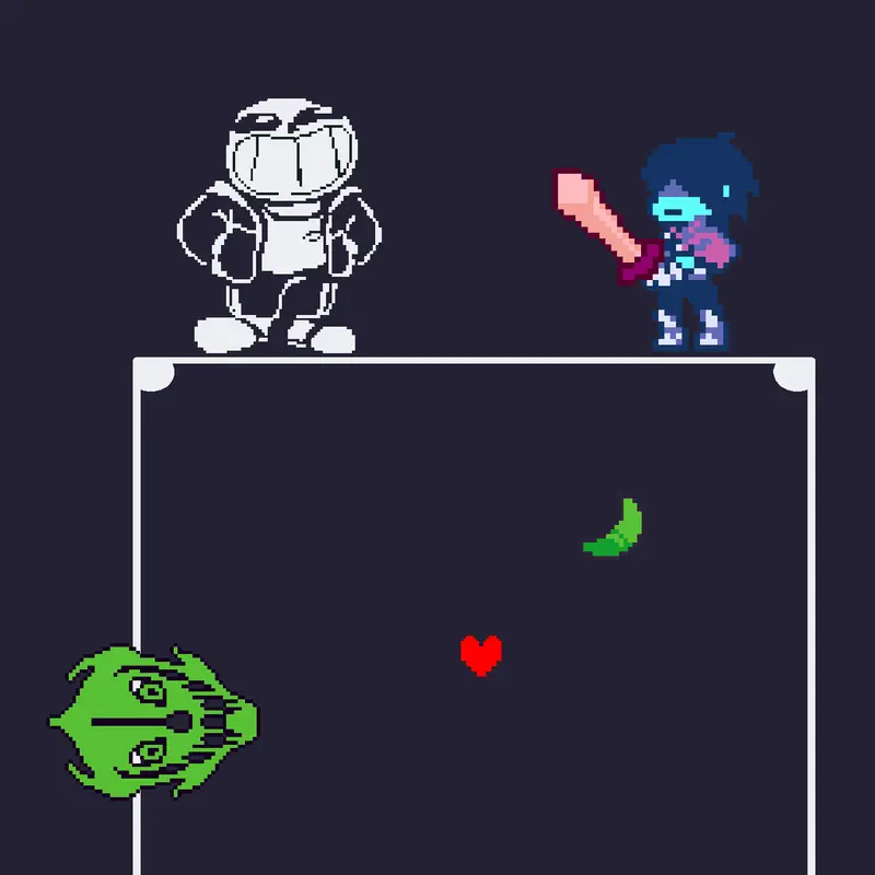 Sans Battl (a joke) by @Val_YT123