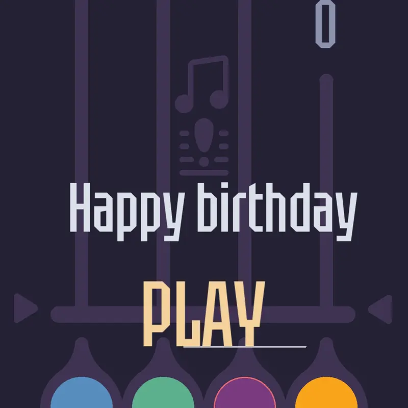 Play happy birthday by @morangonho9