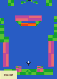 Hard bouncy map les go