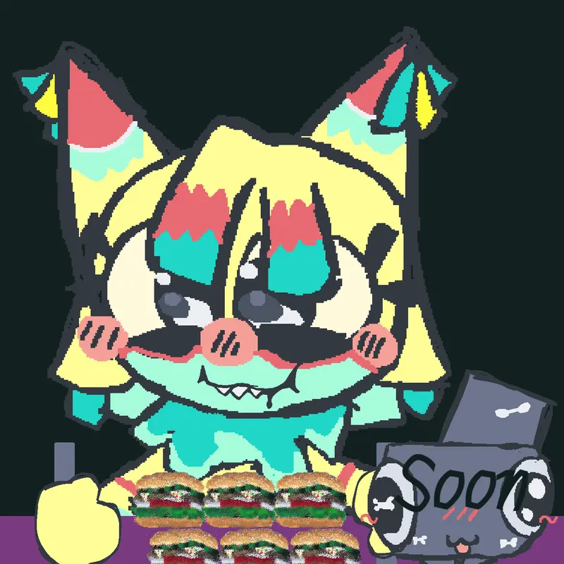 food 🌈🎉 by @rubik_fox