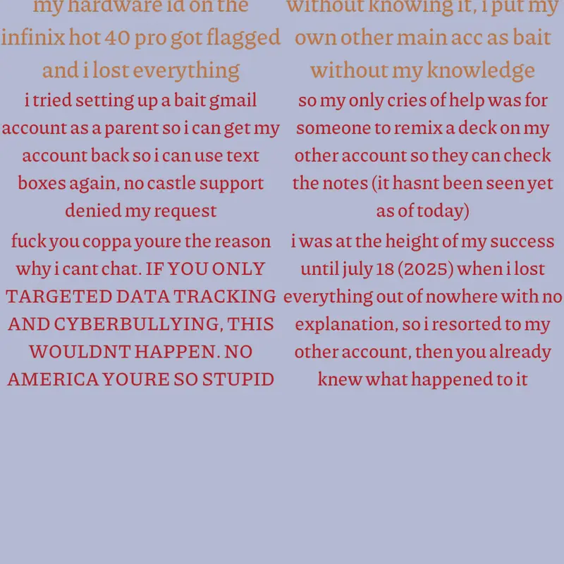 about my other 2 accounts by @ihonestlydontknowanymore