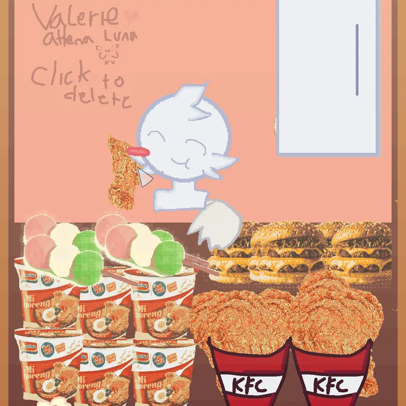 MUKBANG (btw i dont really have an oc) by @Valerieathenaluna