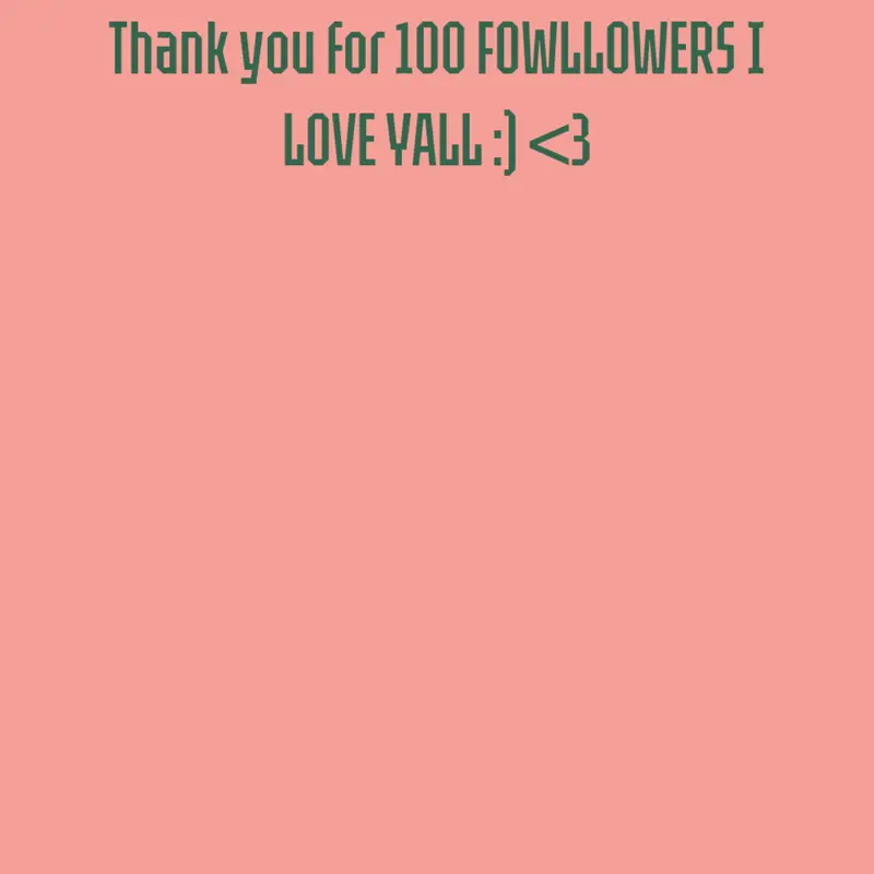 Thanks by @UR_LOCAL_B3LLA15