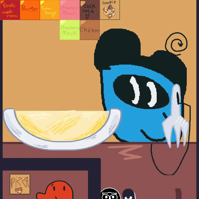 F by @ginjirotchi