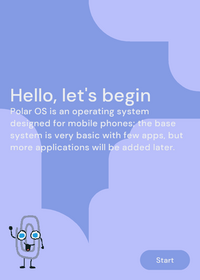 Polar OS no home screen beta