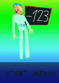 Negative 123 -123 Baldi mod