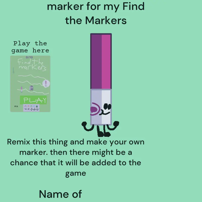 Make a marker by @ibsbib