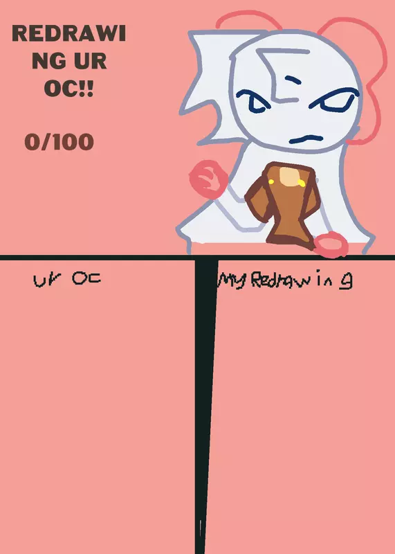 Redrawing oc by @Kat_cute