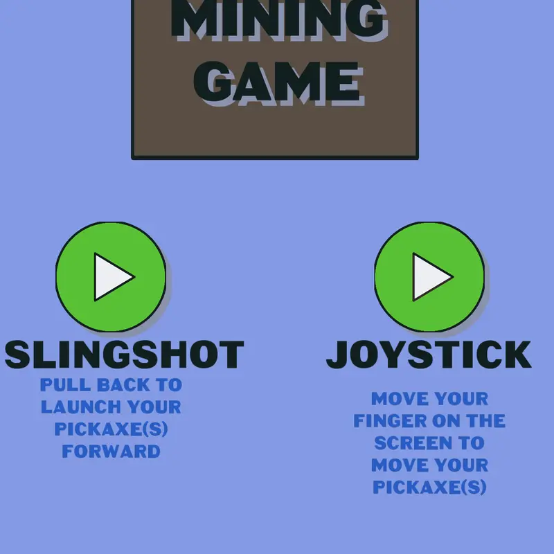 Mining game by @JimmyJamJarJuggler