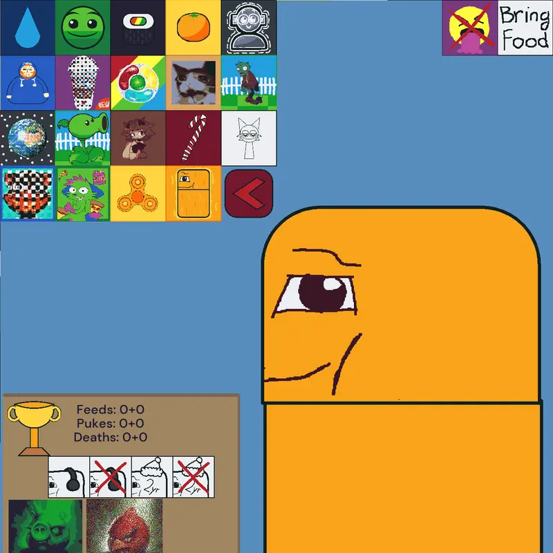 Feed this Dino chicken nugget by @ethel_MAXWELL1230