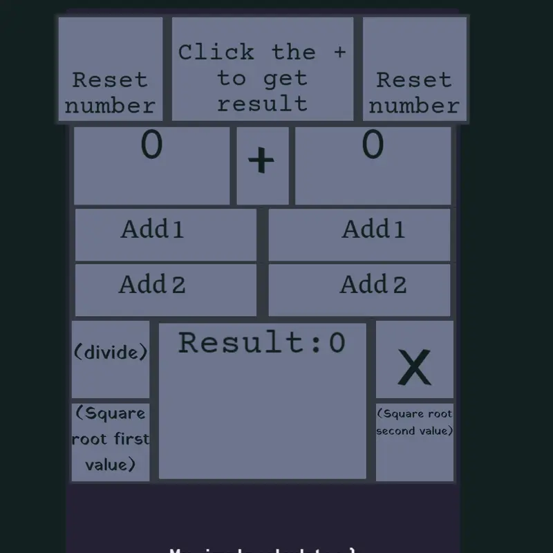 COOL CALCULATOR! by @toastear