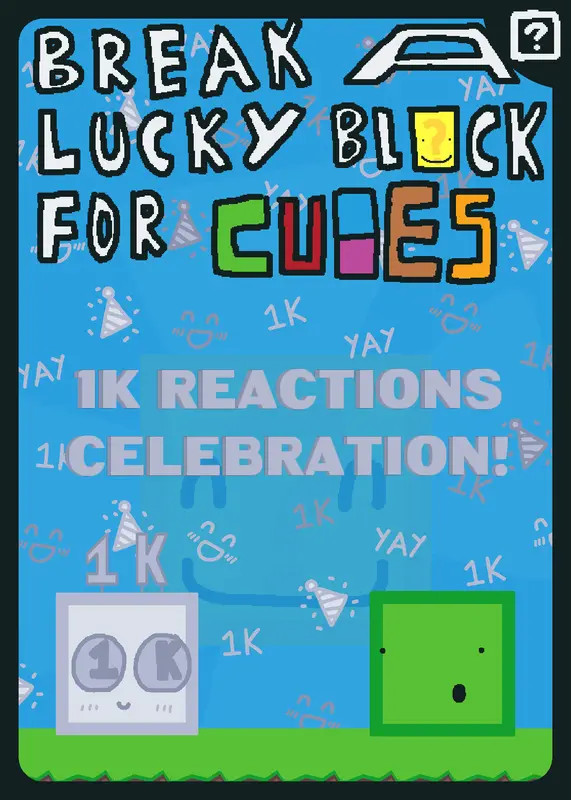 Break a lucky block for cubes by @Freeze_Ryanz