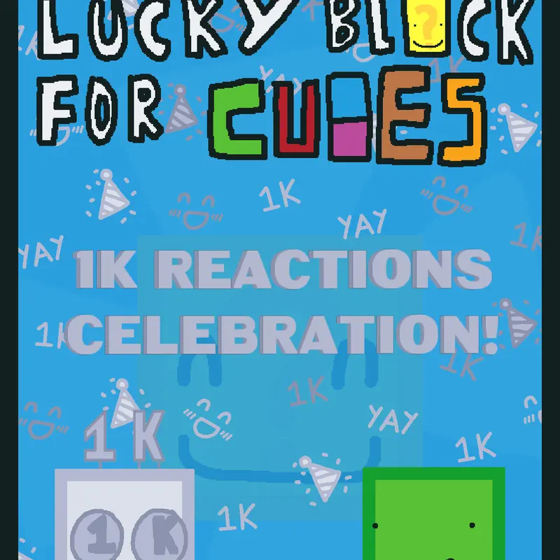 Break a lucky block for cubes by @Freeze_Ryanz