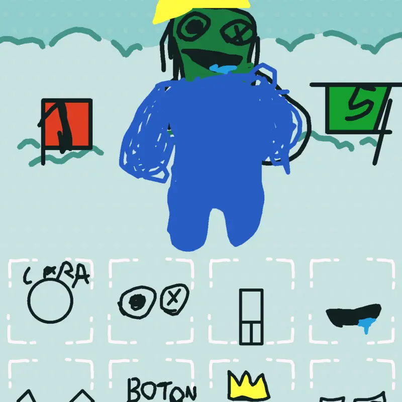 Rainbow Friends caracter by @elbobisXD