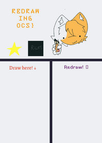 redrawing your oc!
