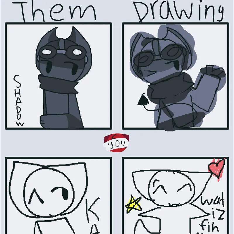 My OCs draw themselves || UPDATED : MAGE by @SHADOW-DA-DEMON