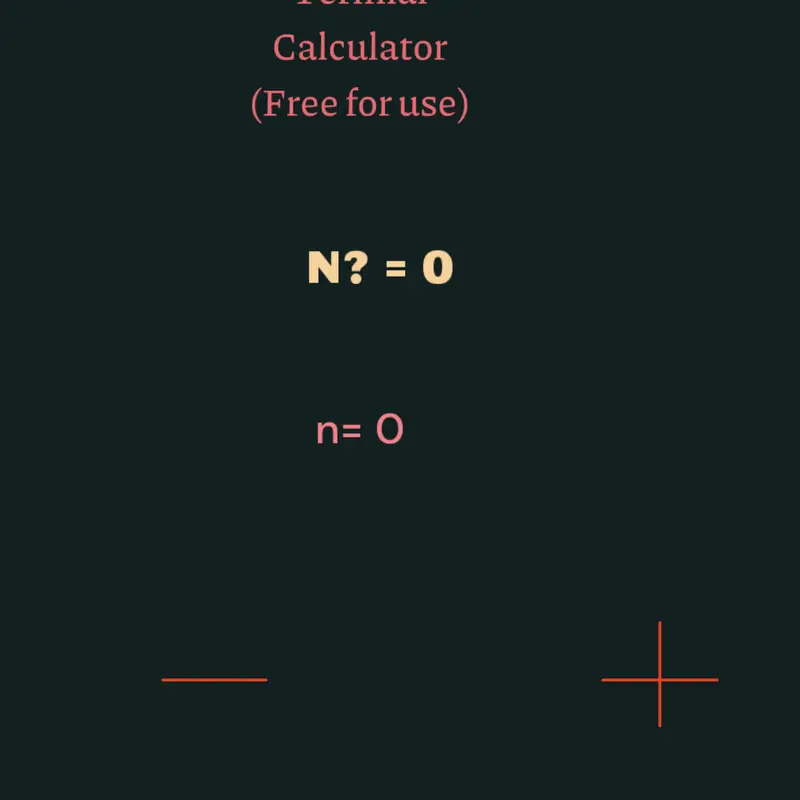 Termial Calculator by @Tirafi