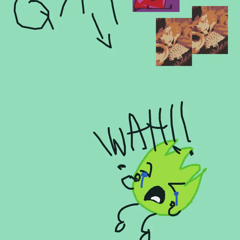 GRASSY BFDI CRIES WAHH by @Yoyoimruby