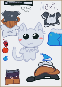 Dress up cat game!!!