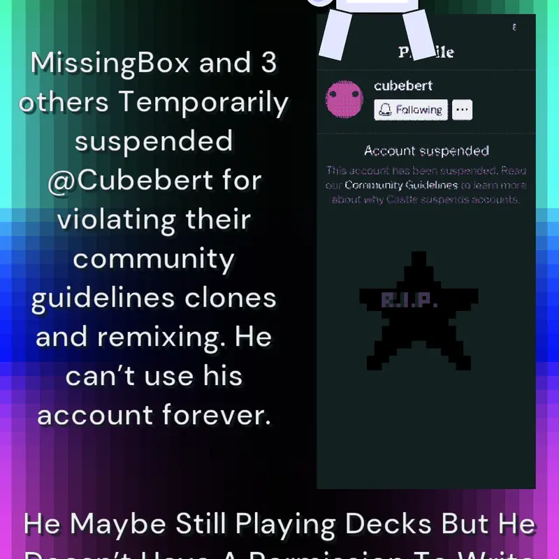 SUSPENDED CUBEBERT by @MEYOU_32123