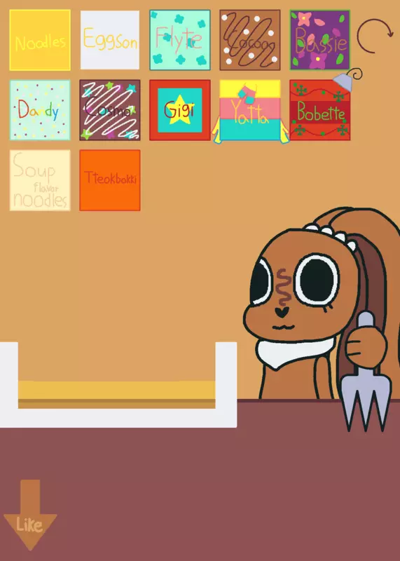 cocoa eats noodles!! by @Cocoa_1234