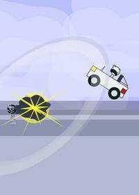 car blob crash