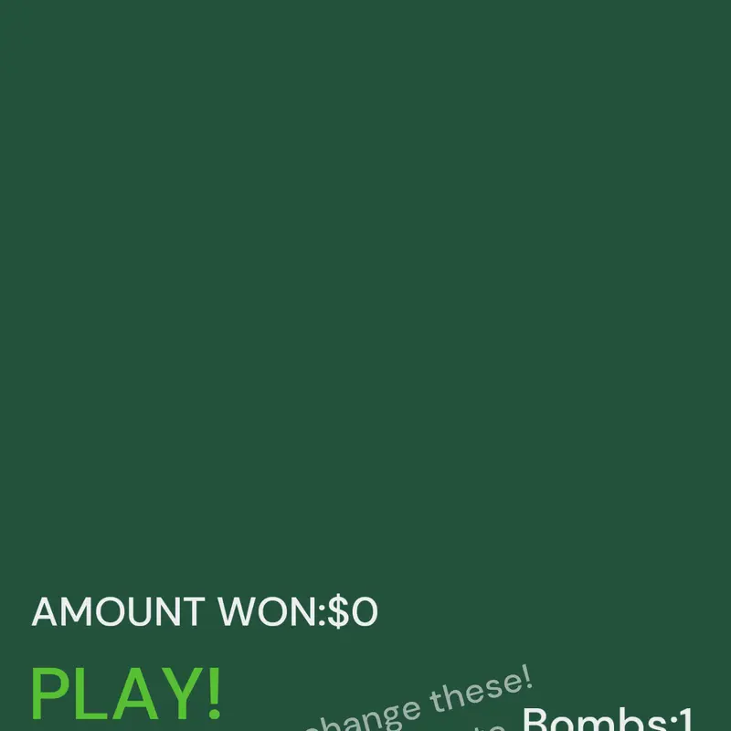 Gambling mine game by @BrentNBread