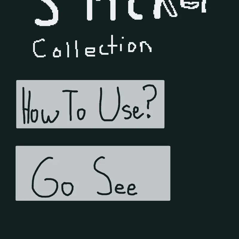 Sticker Collection 1% done by @thesimplecake