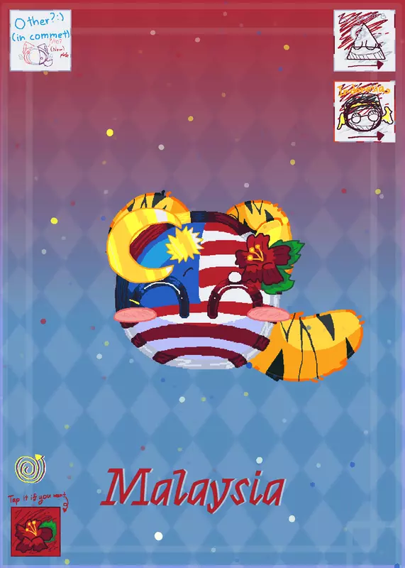 Countryball puzzle by @-_Charlotte_awa_-