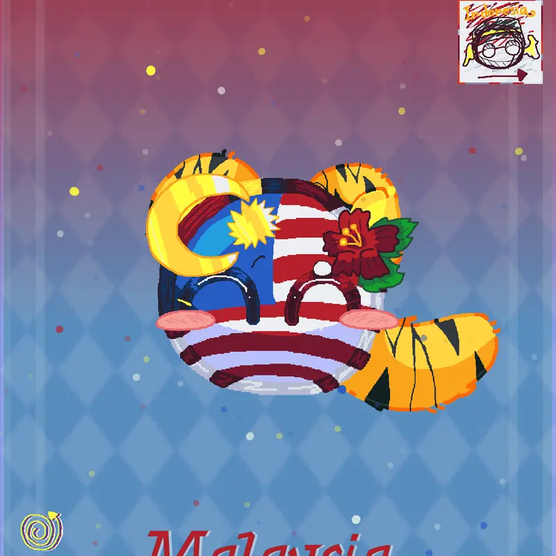 Countryball puzzle by @-_Charlotte_awa_-