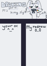 Redrawing your oc!!