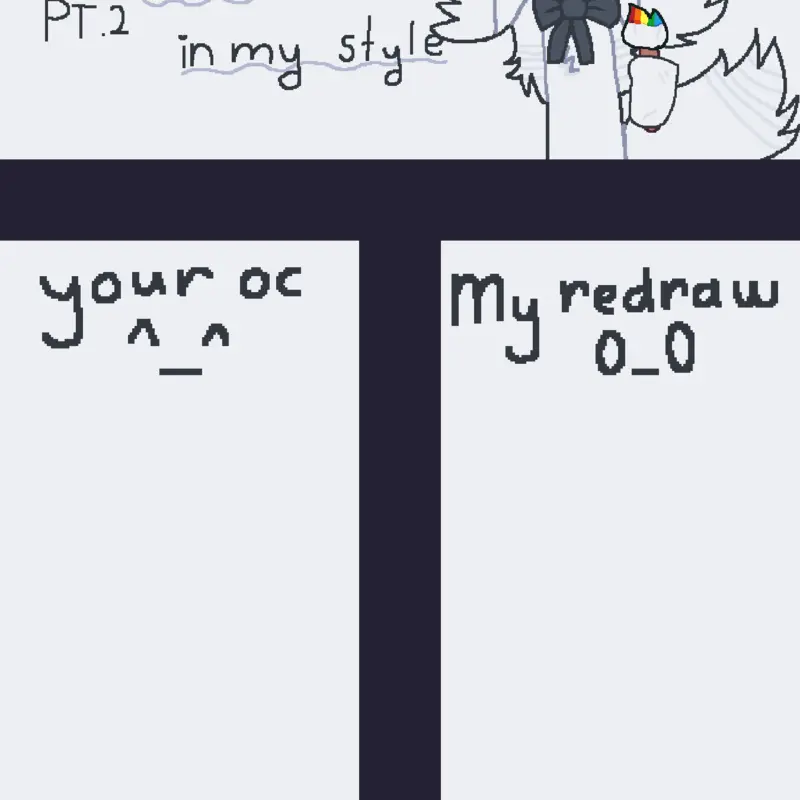 Redrawing your oc!! by @coco_original