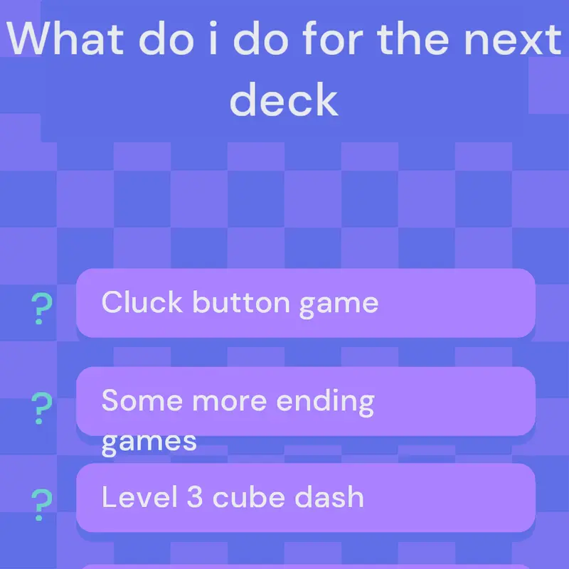 Game by @anisao
