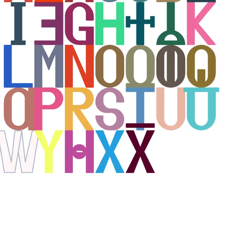 Yurok Unifon Alphabet Band by @Andrea2_Halloween2026