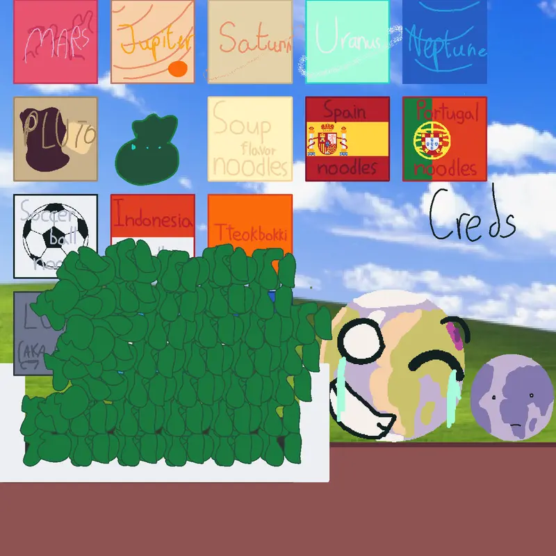 Earth/Terra mukbang by @palnoodlebite