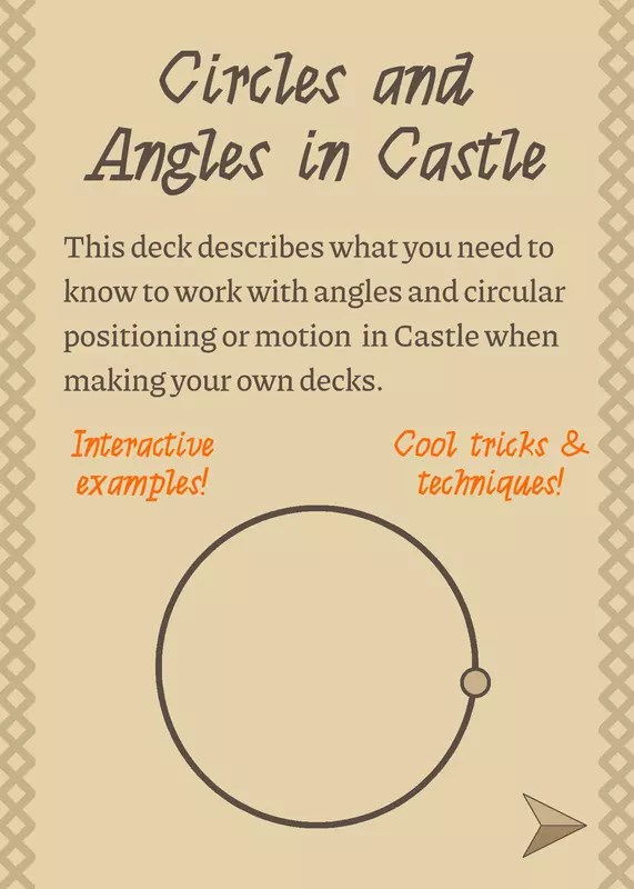 Circles and Angles in Castle by @Nephster