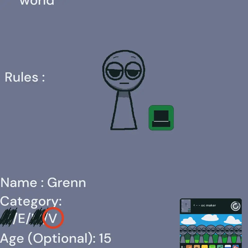 Game by @Grenn_Sprunki1234