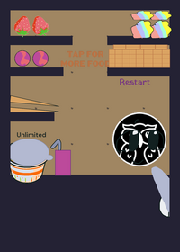 Mukbang game with your avatar