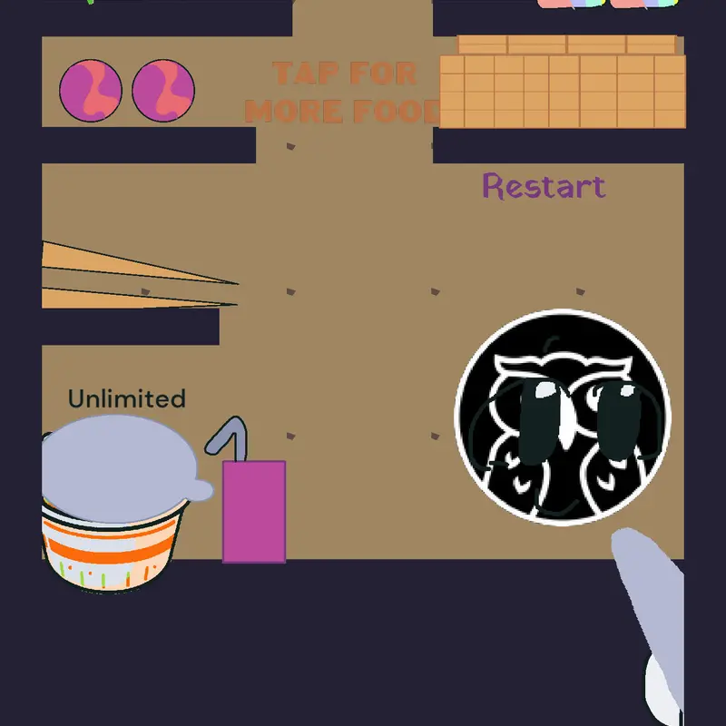 Mukbang game with your avatar by @T1ff4nyStr4wb3rry