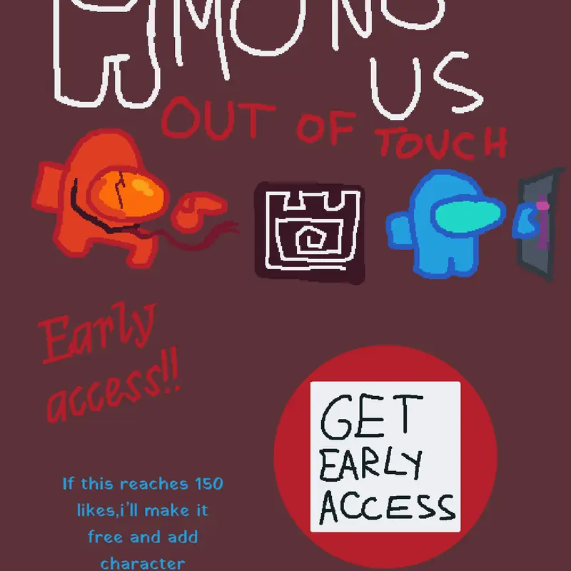 Among us out of touch by @DEADSON