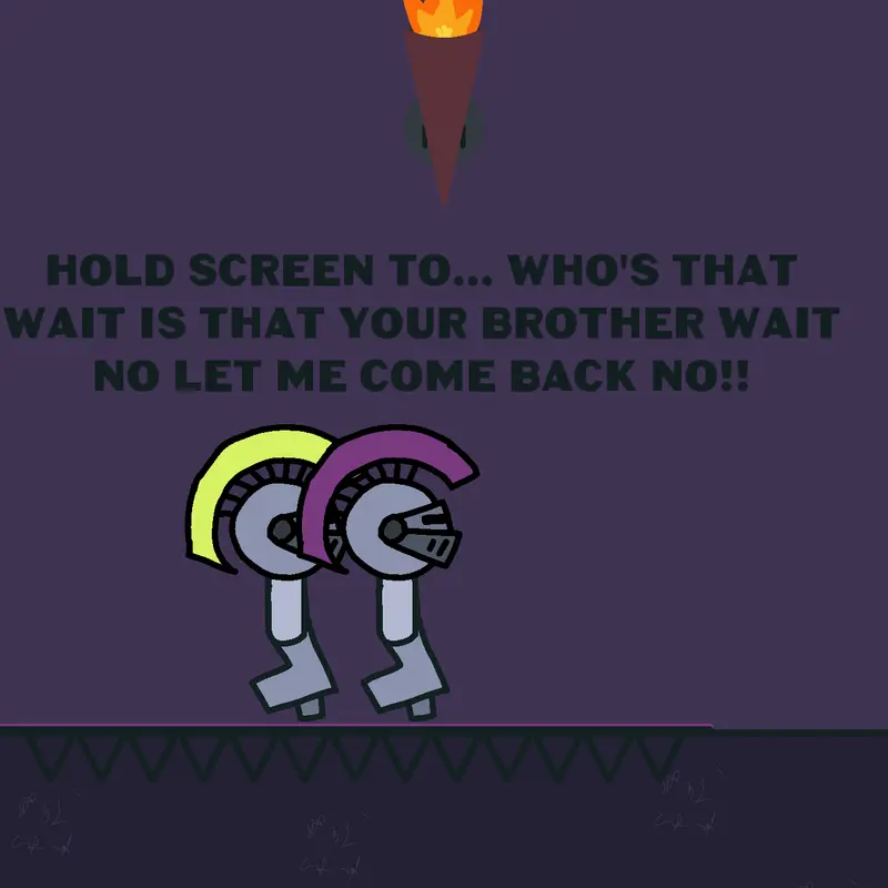 Infinite runner but your brother wasinit by @sonict18