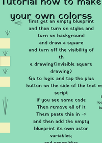 Tutorial how to make your own pallette
