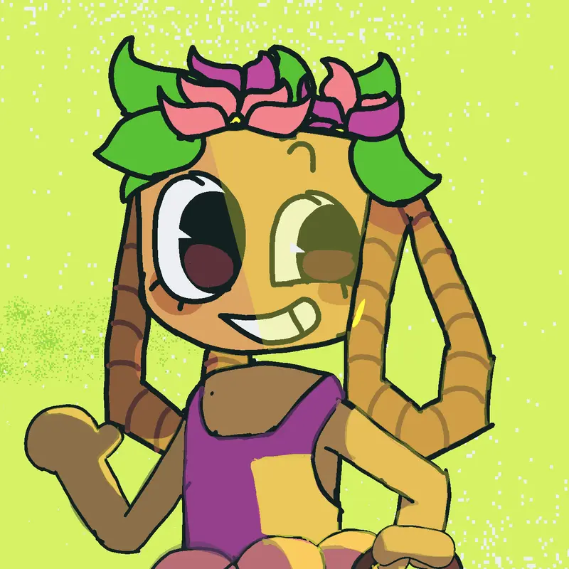 Dandy world bassie by @De_universe