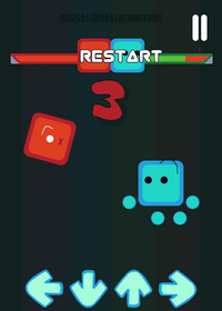 Cyan vs Red cube: the void