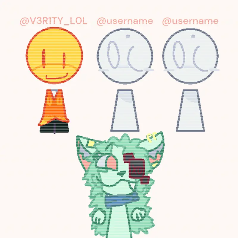 Make anythink nothing weird okie by @rawr_XD_butterfly