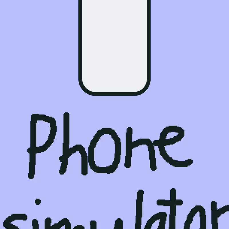 Phone simulator by @notmyre101