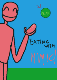 Eating with Mimic is a fun game where a meat...