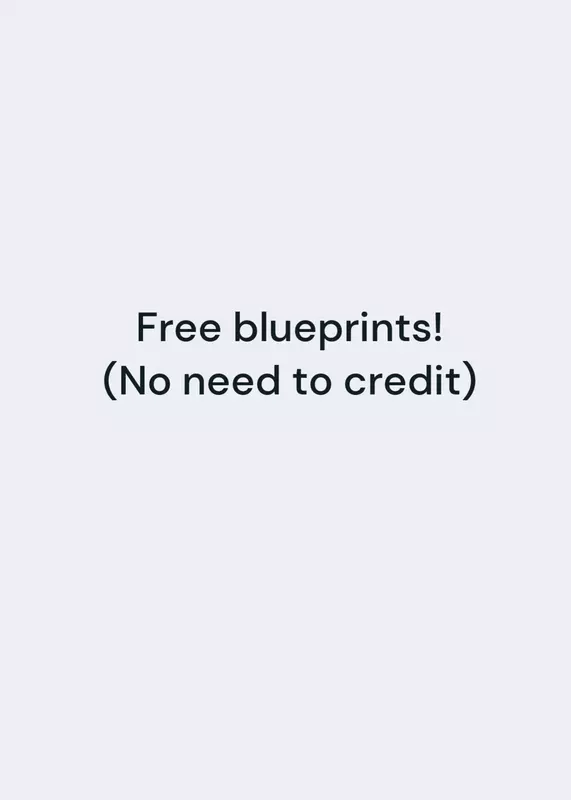 Free blueprints by @StarMii