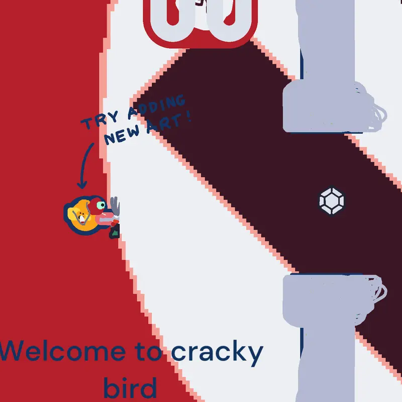 Cracky bird by @pisrogames